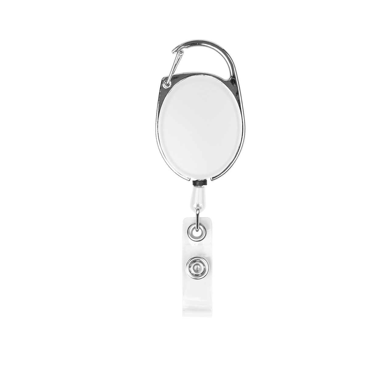 Retractable Badge Holder With Carabiner 1