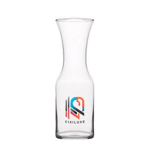 34 Oz. Full Color Clear Glass Carafe 1 34 Oz. Full Color Clear Glass Carafe 1