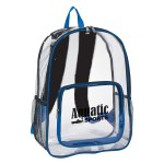 Clear Eva Backpack - 33601 CLRBLU Silkscreen Clear Eva Backpack - 33601 CLRBLU Silkscreen