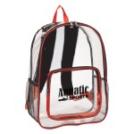 Clear Eva Backpack - 3601 CLRRED Blank Clear Eva Backpack - 3601 CLRRED Blank