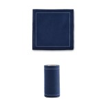 Table Theory Roll Of 50 Cocktail Napkins - 94100 RED Blank Table Theory Roll Of 50 Cocktail Napkins - 94100 RED Blank