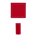 Table Theory Roll Of 50 Cocktail Napkins - 94100 RED Padprint Table Theory Roll Of 50 Cocktail Napkins - 94100 RED Padprint