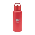 32 Oz. Jasper Recycled Stainless Steel Bottle - 50425 RED Laser 32 Oz. Jasper Recycled Stainless Steel Bottle - 50425 RED Laser