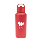32 Oz. Jasper Recycled Stainless Steel Bottle - 50425 RED Silkscreen 32 Oz. Jasper Recycled Stainless Steel Bottle - 50425 RED Silkscreen
