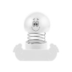 Smiley Bobble Head Phone Holder - 25275 WHT Blank Smiley Bobble Head Phone Holder - 25275 WHT Blank