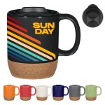 14 Oz. Full Color Cork Base Ceramic Mug 1 14 Oz. Full Color Cork Base Ceramic Mug 1