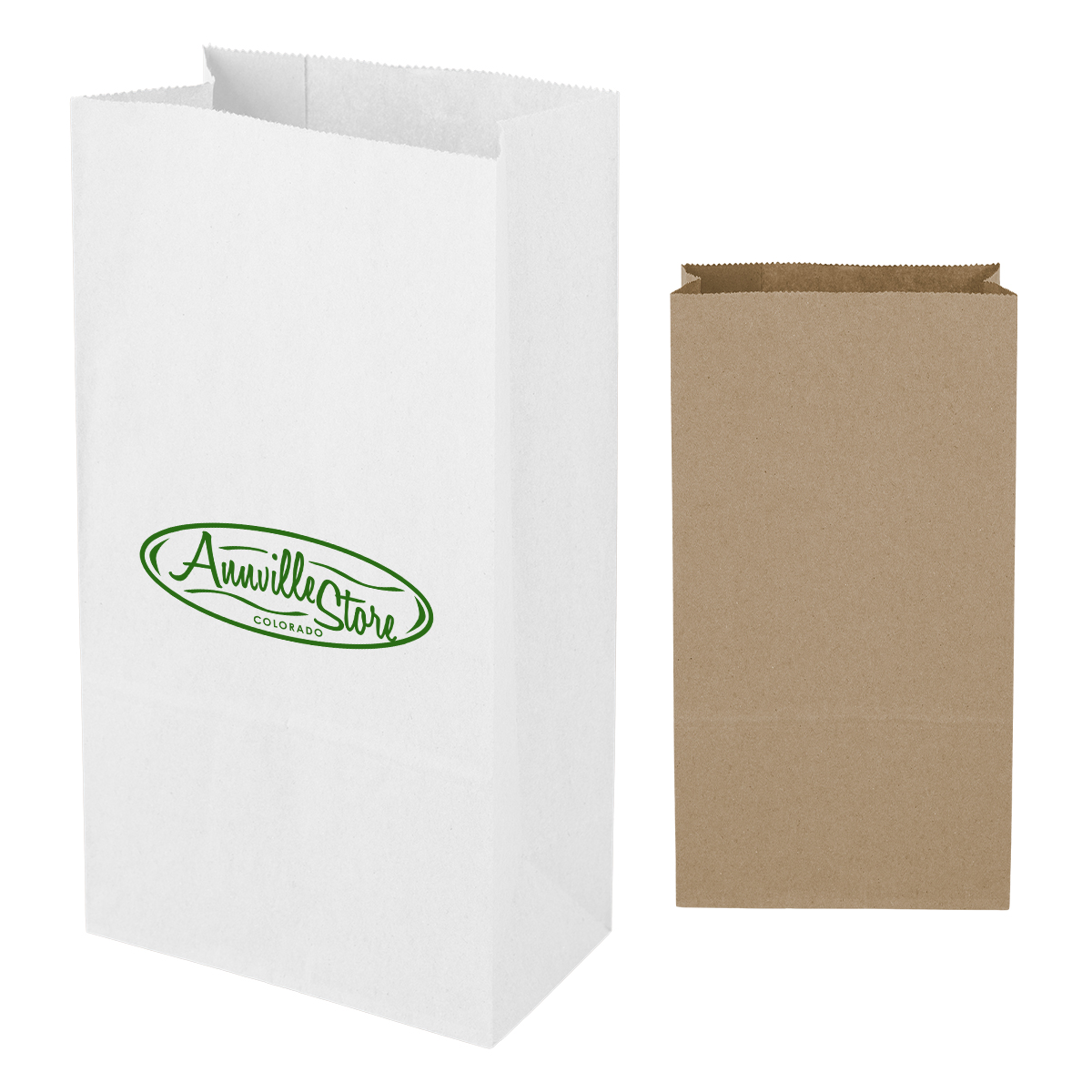 6# Sos Kraft Paper Bag - 6" X 11.06" 1