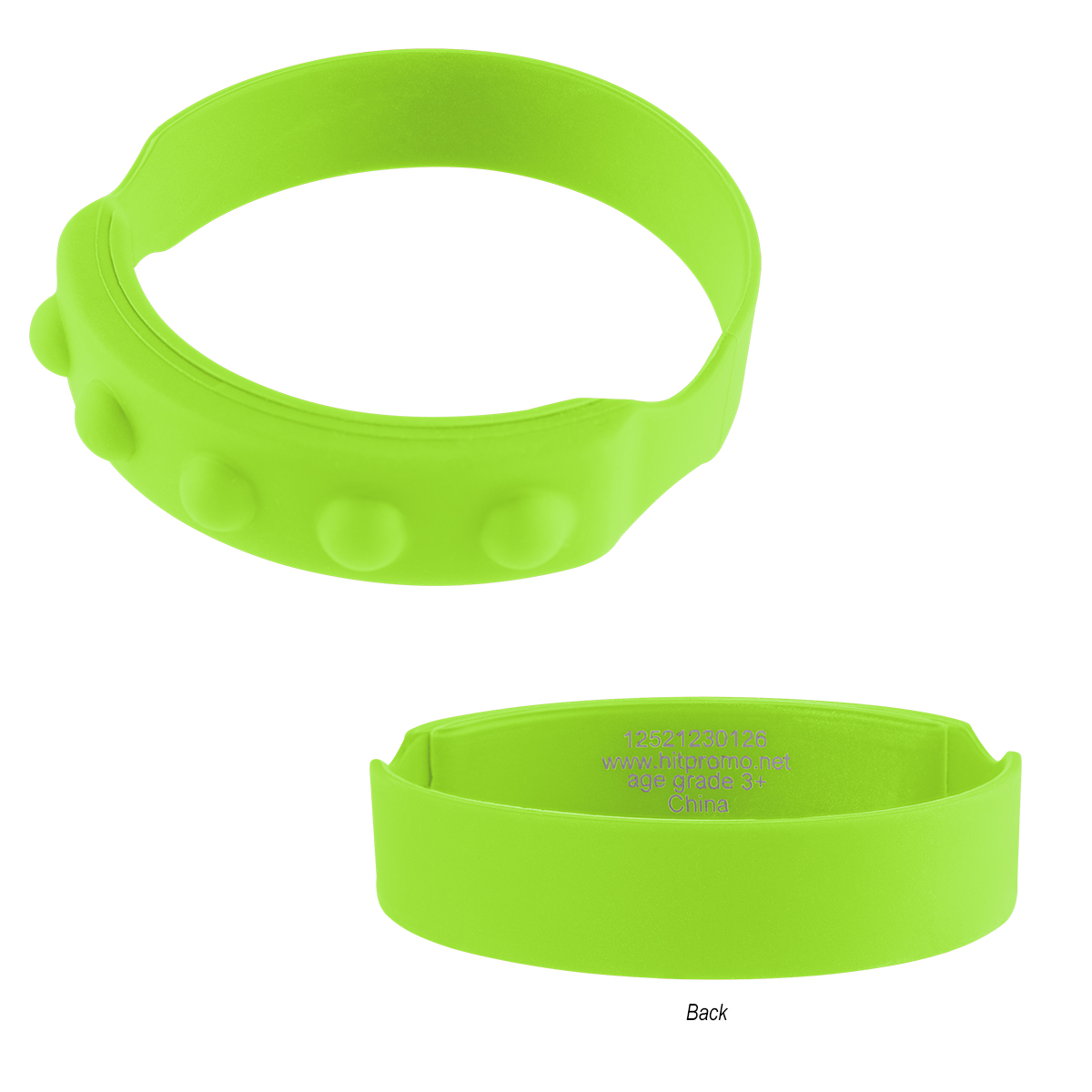 Push Pop Recycled Silicone Wristband 1