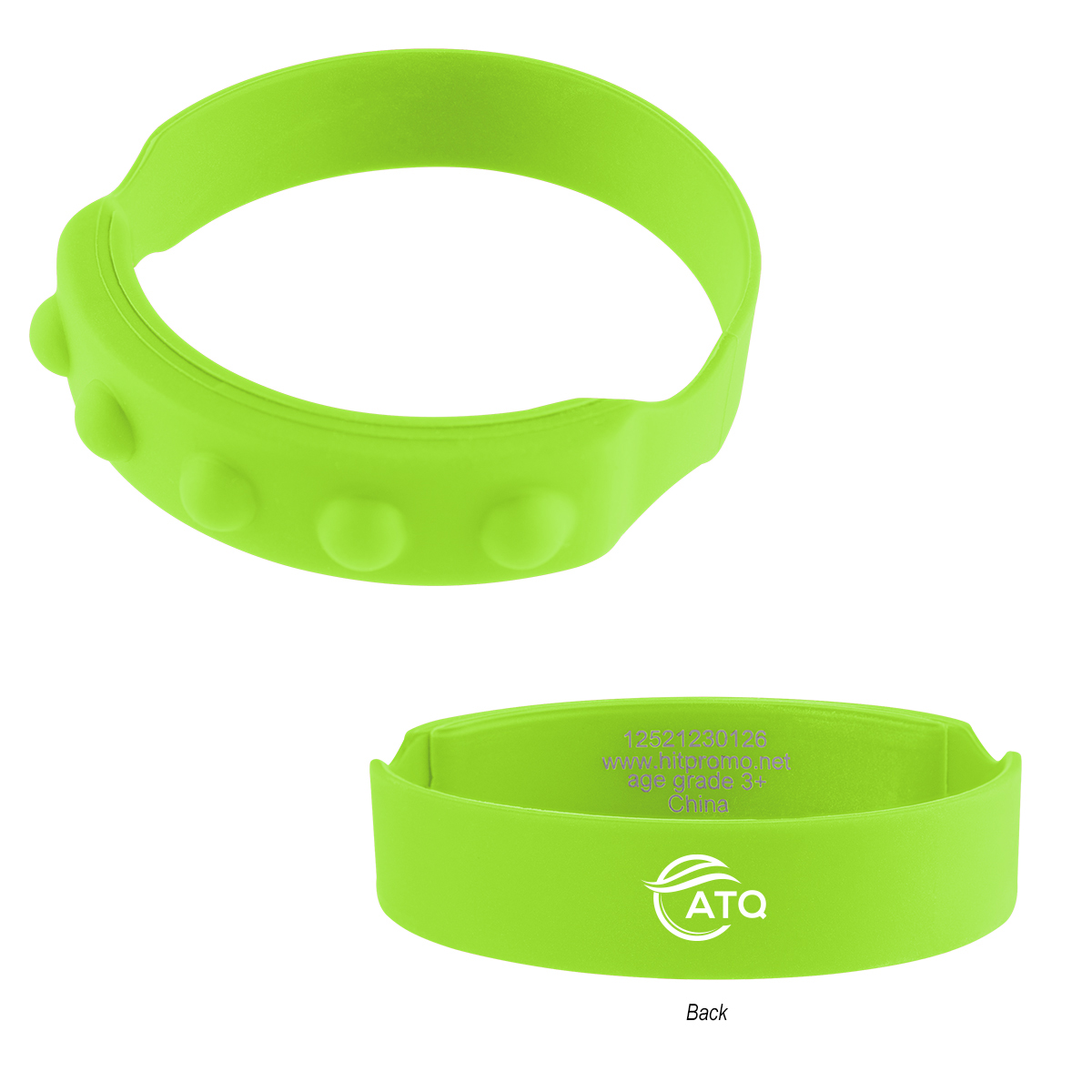 Push Pop Recycled Silicone Wristband 1