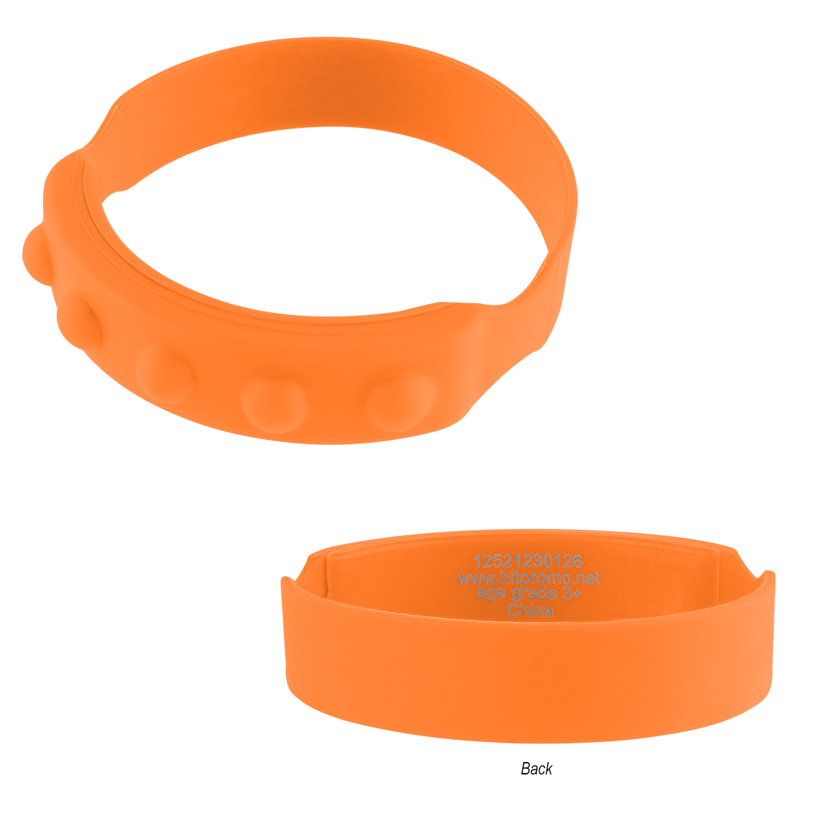 Push Pop Recycled Silicone Wristband 1