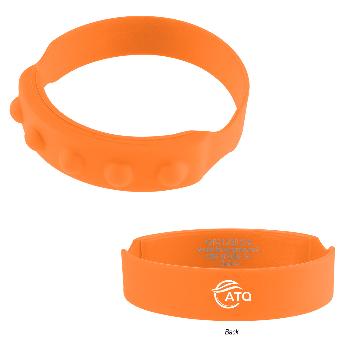 Push Pop Recycled Silicone Wristband 1