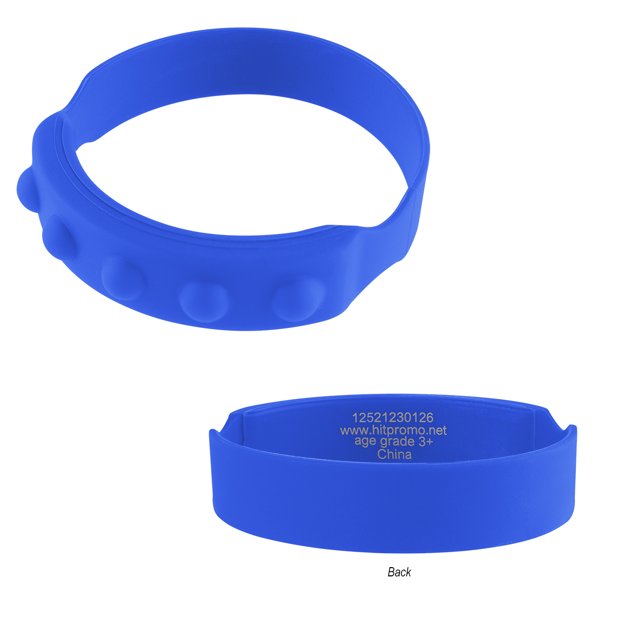 Push Pop Recycled Silicone Wristband 1
