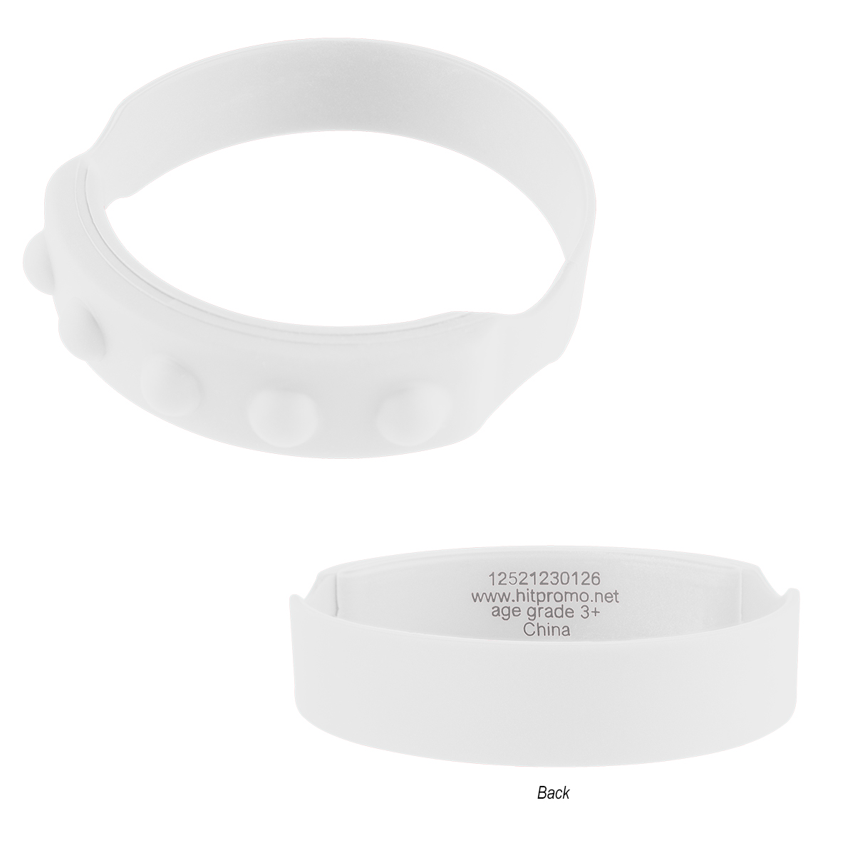 Push Pop Recycled Silicone Wristband 1