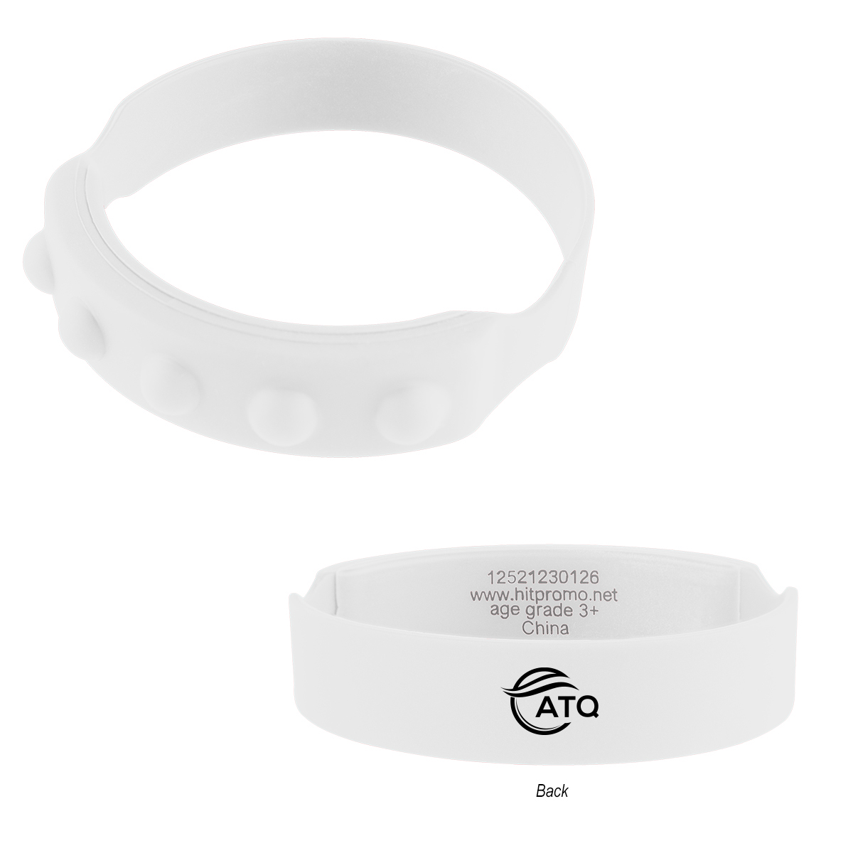 Push Pop Recycled Silicone Wristband 1