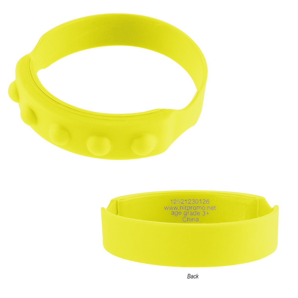 Push Pop Recycled Silicone Wristband 1