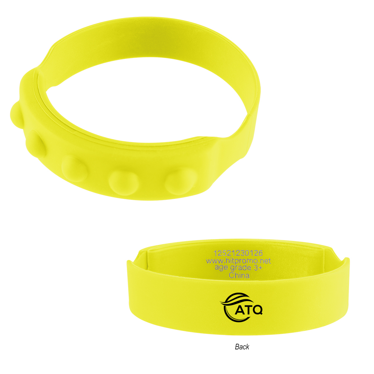 Push Pop Recycled Silicone Wristband 1