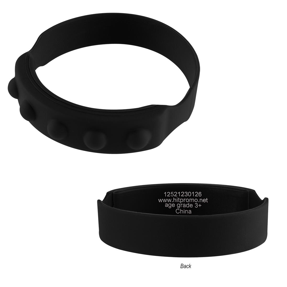 Push Pop Recycled Silicone Wristband 1