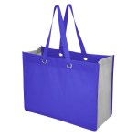 Expo Recycled Non-woven Shopper Tote Bag - 30222 ROYGRA blank Expo Recycled Non-woven Shopper Tote Bag - 30222 ROYGRA blank