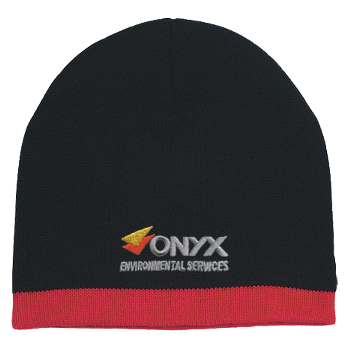 Knit Beanie With Stripe 1
