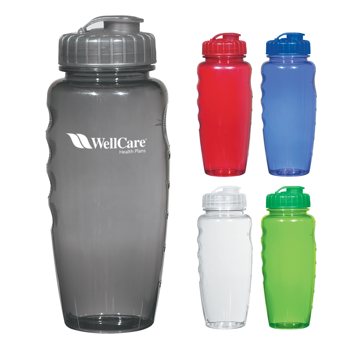 30 Oz. Poly-clear™ Gripper Bottle 1