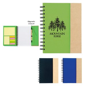 Spiral Notebook With Sticky Notes And Flags 1 Spiral Notebook With Sticky Notes And Flags 1