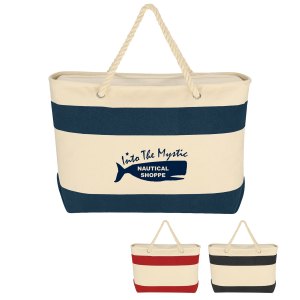 Large Cruising Tote Bag With Rope Handles 1 Large Cruising Tote Bag With Rope Handles 1