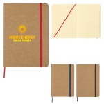 5" X 7" Eco-inspired Strap Notebook 1 5" X 7" Eco-inspired Strap Notebook 1