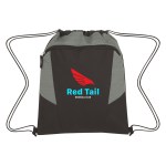 Tahoe Heathered Drawstring Backpack - 3469 BLKGRA Colorbrite Tahoe Heathered Drawstring Backpack - 3469 BLKGRA Colorbrite