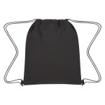 Tahoe Heathered Drawstring Backpack - 3469 BLKROY Back Tahoe Heathered Drawstring Backpack - 3469 BLKROY Back