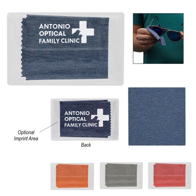 Heathered Cleaning Cloth In Case 1 Heathered Cleaning Cloth In Case 1