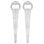 Stainless Steel Seed Depth Tool With Bottle Opener - 23324 SIL Laser Stainless Steel Seed Depth Tool With Bottle Opener - 23324 SIL Laser
