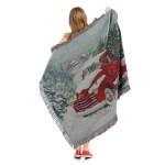 48" X 60" Full Color Throw Blanket - 8047 WHT Lifestyle 4CP 48" X 60" Full Color Throw Blanket - 8047 WHT Lifestyle 4CP