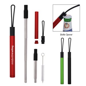 Straw Kit With Bottle Opener 1 Straw Kit With Bottle Opener 1