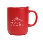 14 Oz. Michigan Ceramic Mug - 8198 RED Silkscreen 14 Oz. Michigan Ceramic Mug - 8198 RED Silkscreen