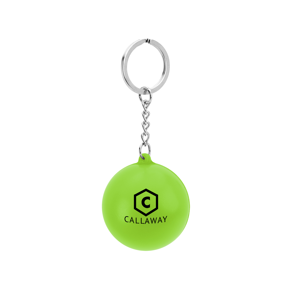 Round Pu Stress Reliever Keychain 1
