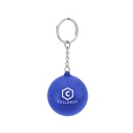 Round Pu Stress Reliever Keychain - 22354 ROY Padprint Round Pu Stress Reliever Keychain - 22354 ROY Padprint