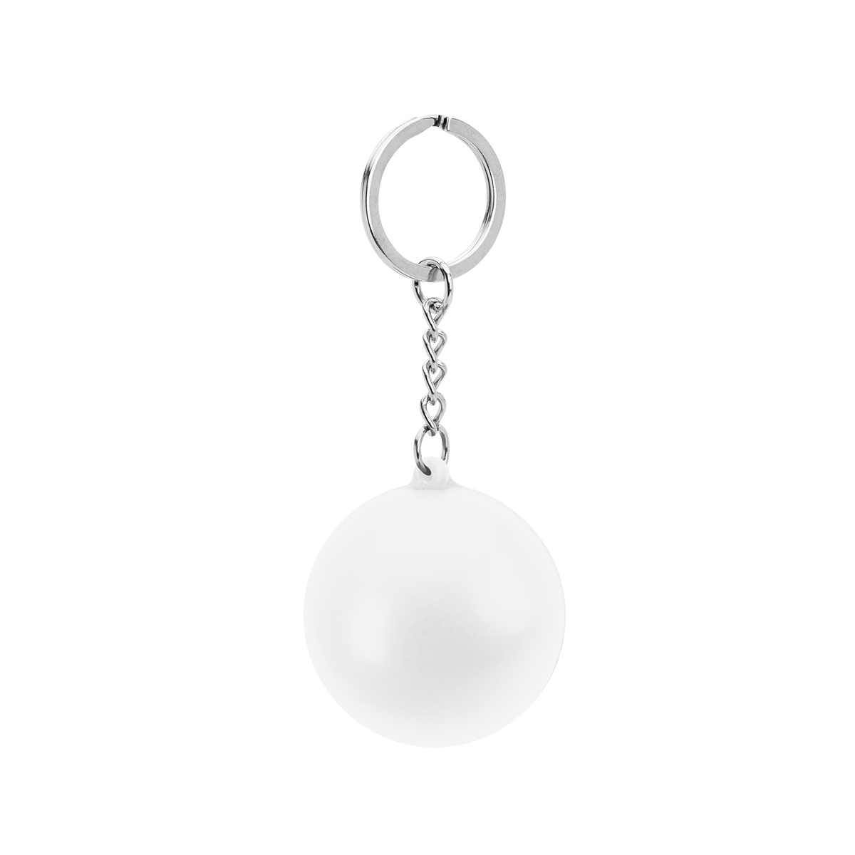 Round Pu Stress Reliever Keychain 1