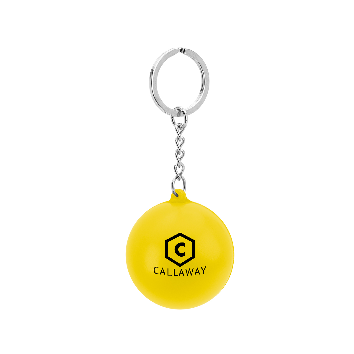 Round Pu Stress Reliever Keychain 1