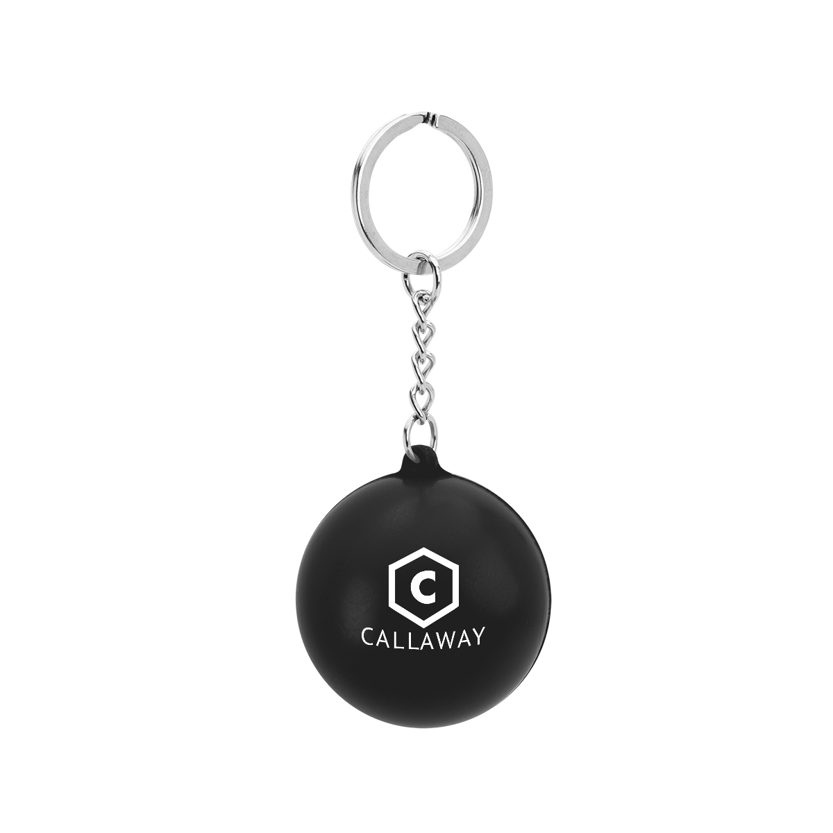 Round Pu Stress Reliever Keychain 1