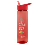 28 Oz. Full Color Staccato Bottle - 50519 TRNRED Colorbrite 28 Oz. Full Color Staccato Bottle - 50519 TRNRED Colorbrite