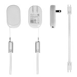 30w Portable Wall Charger - 25646 WHT Blank 30w Portable Wall Charger - 25646 WHT Blank