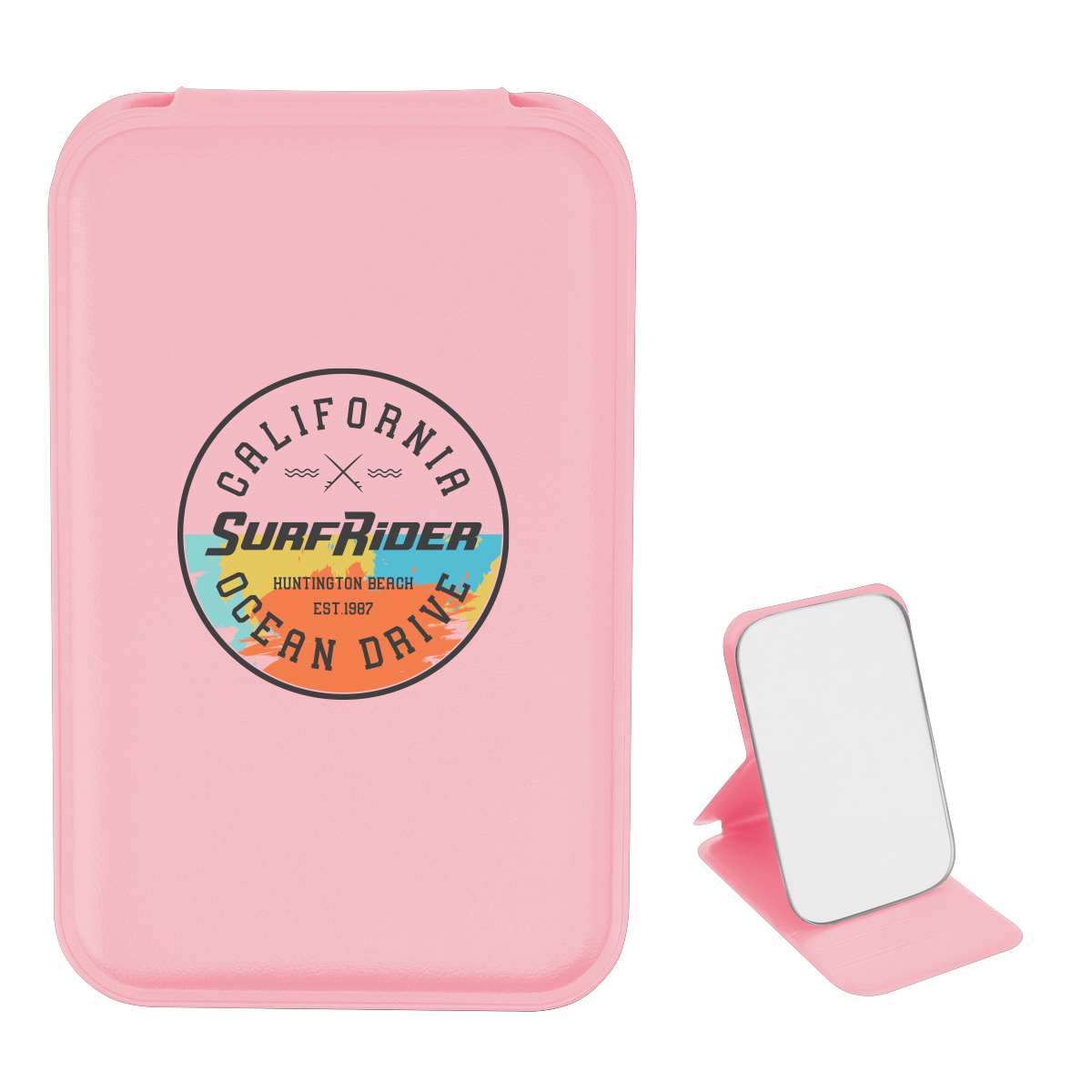 Leatherette Compact Mirror 1