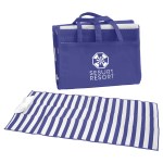 Beach Mat - 7019 BLUWHT Silkscreen Beach Mat - 7019 BLUWHT Silkscreen