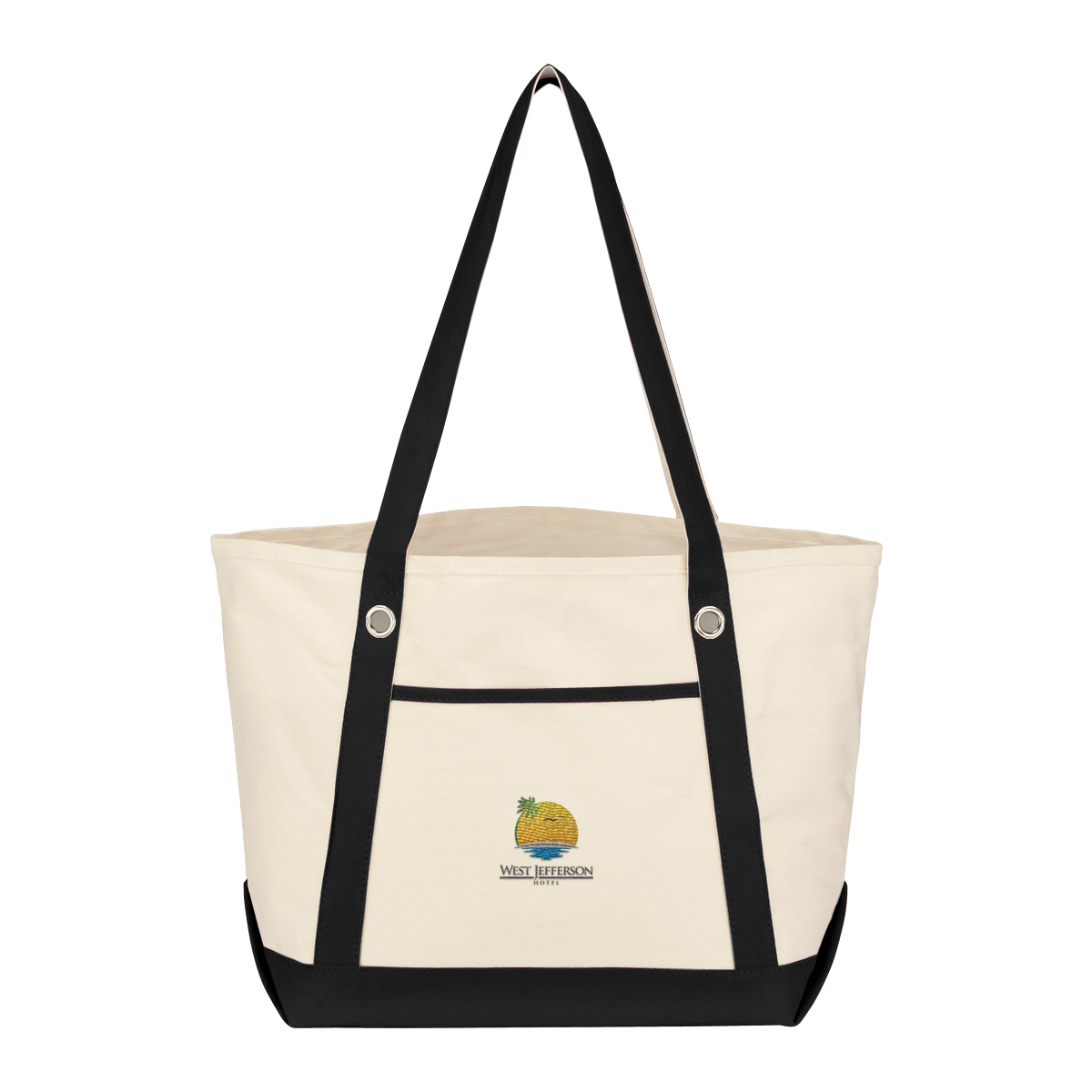 Medium Cotton Canvas Sailing Tote Bag 1