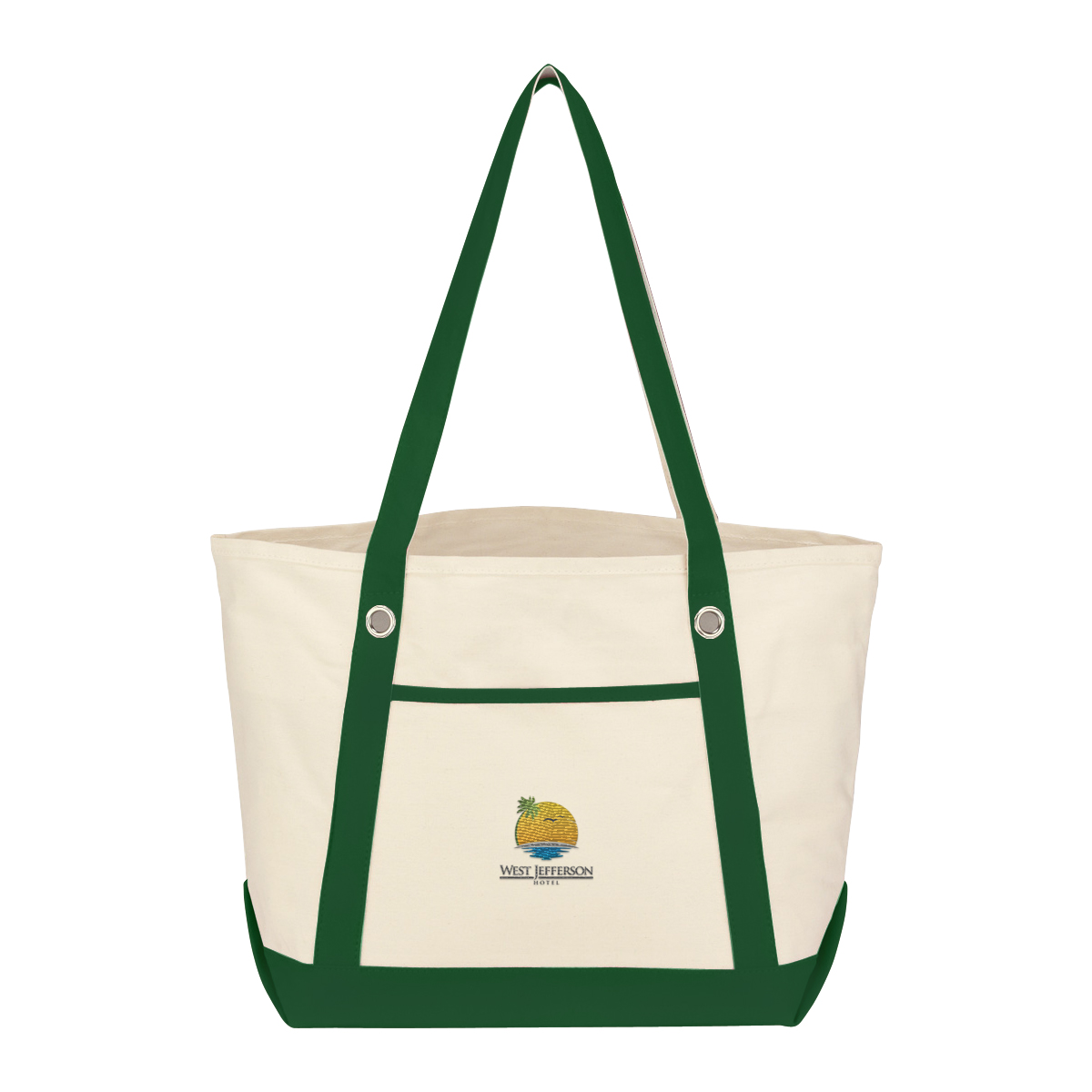 Medium Cotton Canvas Sailing Tote Bag 1