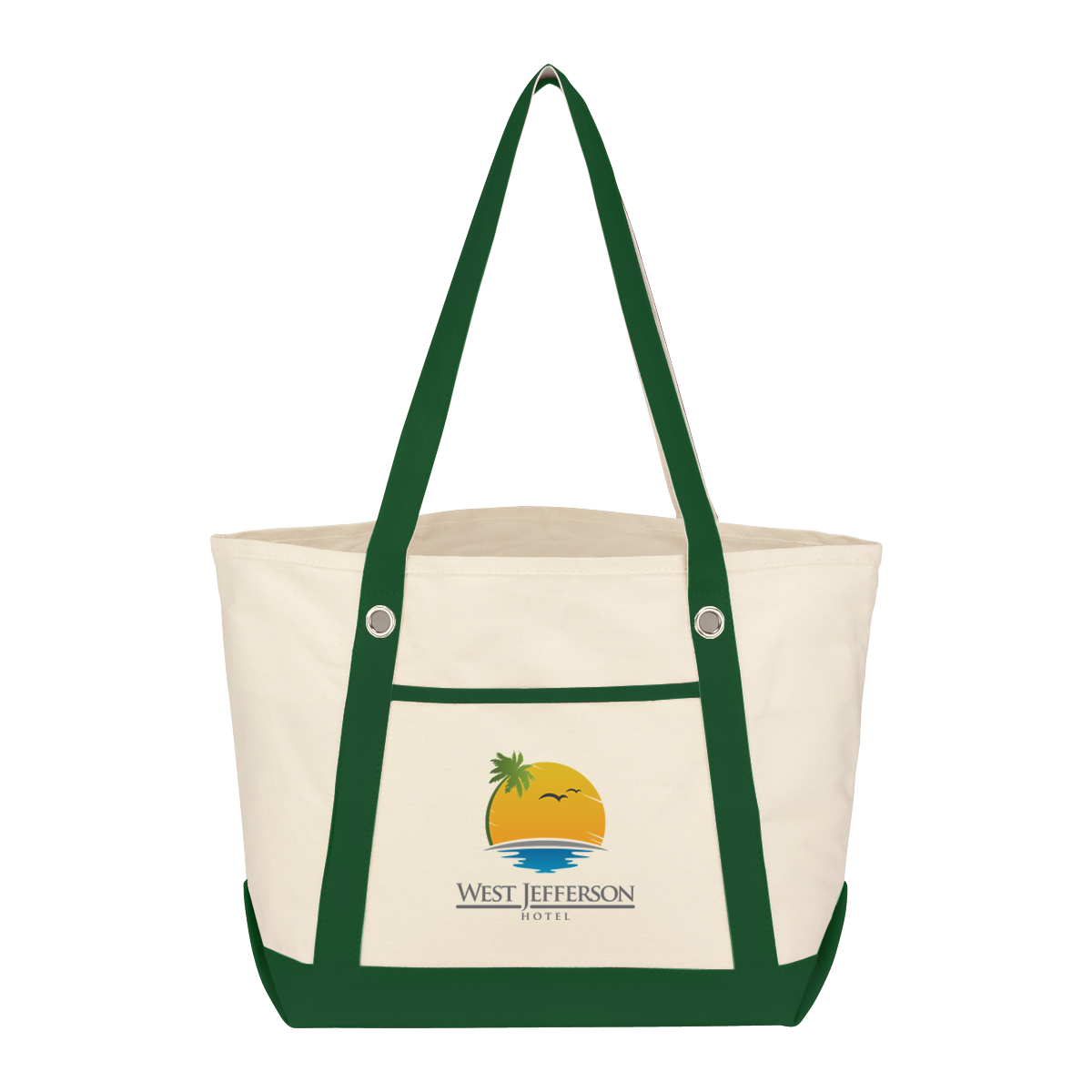 Medium Cotton Canvas Sailing Tote Bag 1