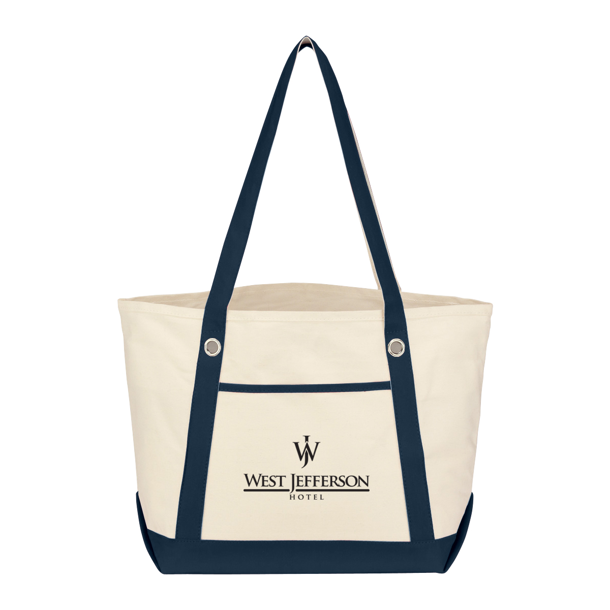 Medium Cotton Canvas Sailing Tote Bag 1