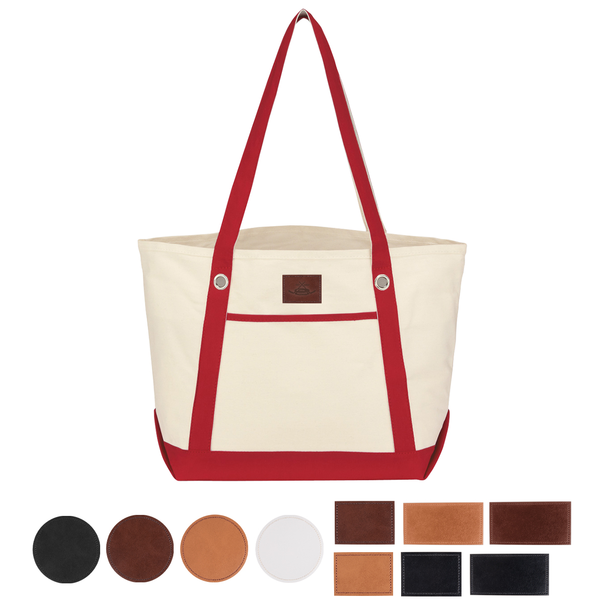 Medium Cotton Canvas Sailing Tote Bag 1