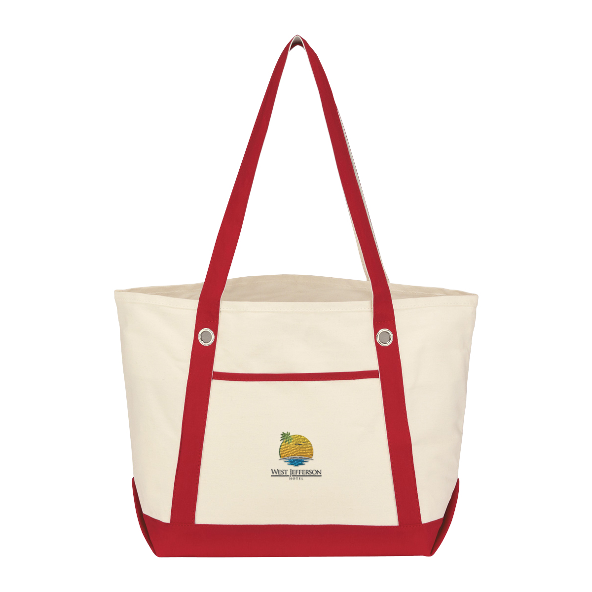Medium Cotton Canvas Sailing Tote Bag 1