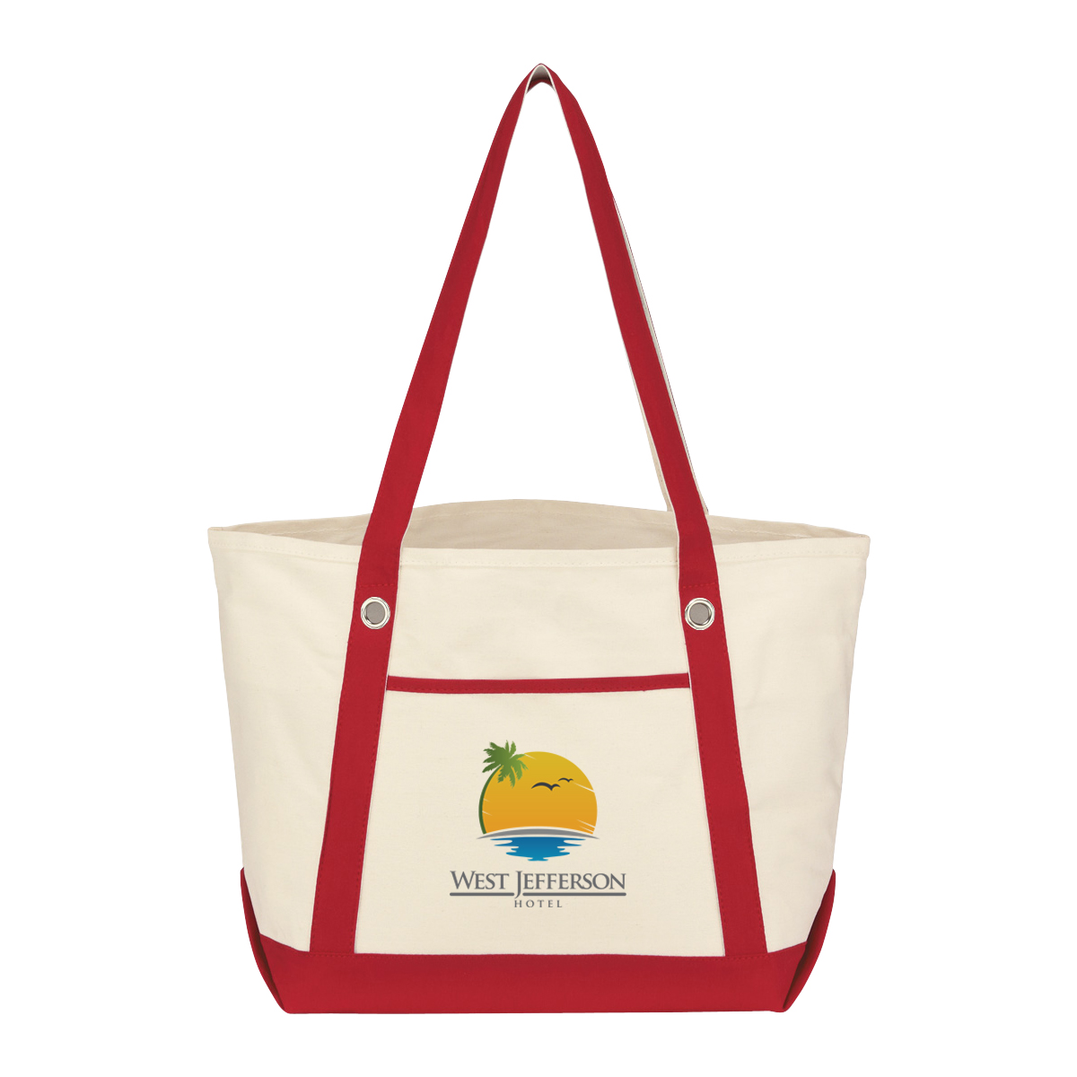 Medium Cotton Canvas Sailing Tote Bag 1